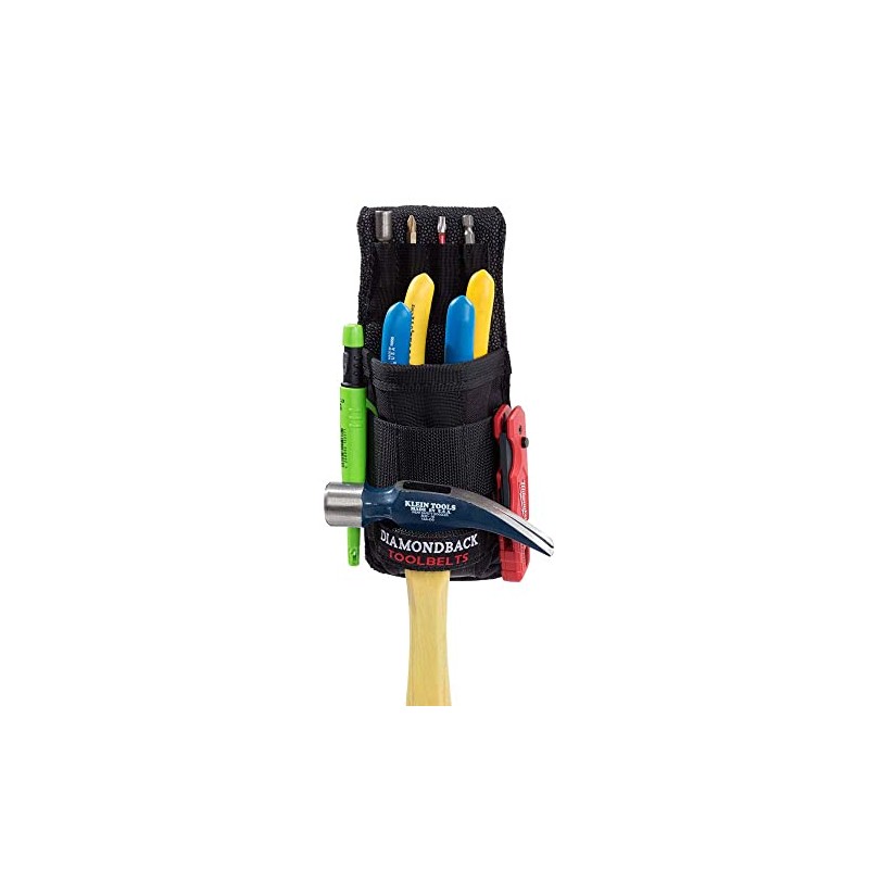 The Diamondback Bossman Compact Tool Pouch, Black | Holds Utility