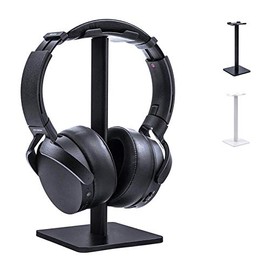 Lenfech boldr Soporte para Audífonos. Base Universal de Escritorio para Auriculares. Organizador de Escritorio. Compatible con Headphones y Gaming Headset Stand. Soporte Gamer (Negro)