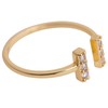 LuckyLy Anillos de Mujer Oro 14k con Zirconia Cúbica, Ajustable