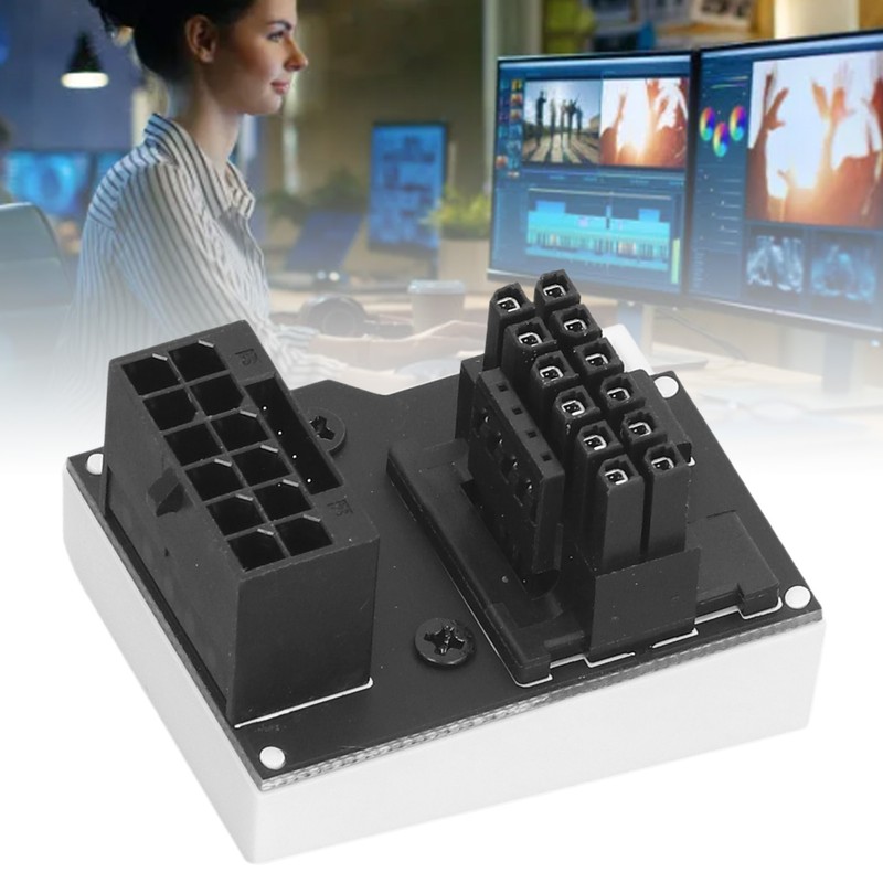 12VHPWR 180 Degree Angled Adapter 450W RVS Type Reverse 12