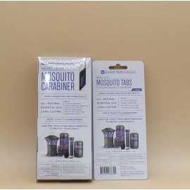 Skeeter Hawk Repellent Mosquito Carabiner with 4 Tabs 6" New Skeeter Hawk