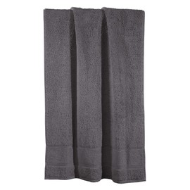 Erwin Müller Walk-Frottier series Karlsruhe walk-terry towel anthracite size bath towel - 100 x 150 cm