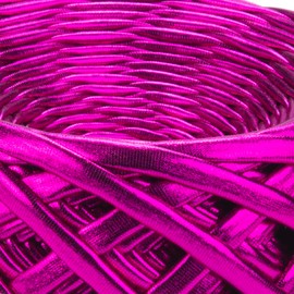 Hilo de camiseta súper voluminoso YarnArt Metallic Club - 100% poliéster, 180 g / 6.35 oz, 55 m / 60 yardas - Colores brillantes, perfecto para bolsos, alfombras, bolsos de crochet y más (8111)