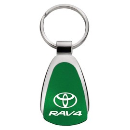 Au-TOMOTIVE GOLD Teardrop Key Fob for Toyota RAV4 (Green)