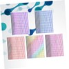 Healeved 15sheets Nail Art Stickers Shiny Nail Tip Decals for