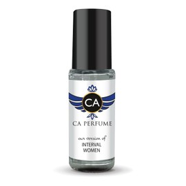 CA Perfume Impression of Interval Women Perfume Oil Chypre Floral Scent Long Lasting Perfumes for Women Travel Size Mini Perfume Sample TSA Ready Body Oil Roll-on 0.14 Fl Oz 4ml