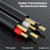 PIIHUSW Coiled 90Deg Angle DC 3.5mm to 6.35mm Audio Cable,