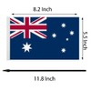 Zigvert US American & Australia Friendship Table Flag, American, Australia