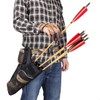 KRATARC 3-Tubes Hip Quiver Waist Hanged Arrow Archery Carry Bag
