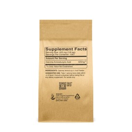Pure Original Ingredients Gamma Aminobutyric Acid (GABA) Powder (1 lb) Always Pure, No Fillers Or Additives, Lab Verified