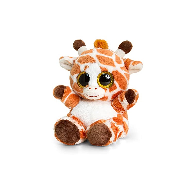 Keel Toys Animotsu Giraffe Soft Plush Toy brown / white