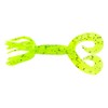 Yamamoto 97-10-156 Double Tail Hula Grub, 5", 10pk, Chartreuse with,