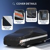 Holthly Coupe Car Cover Custom Fit Alfa Romeo 4C 2013-2019,