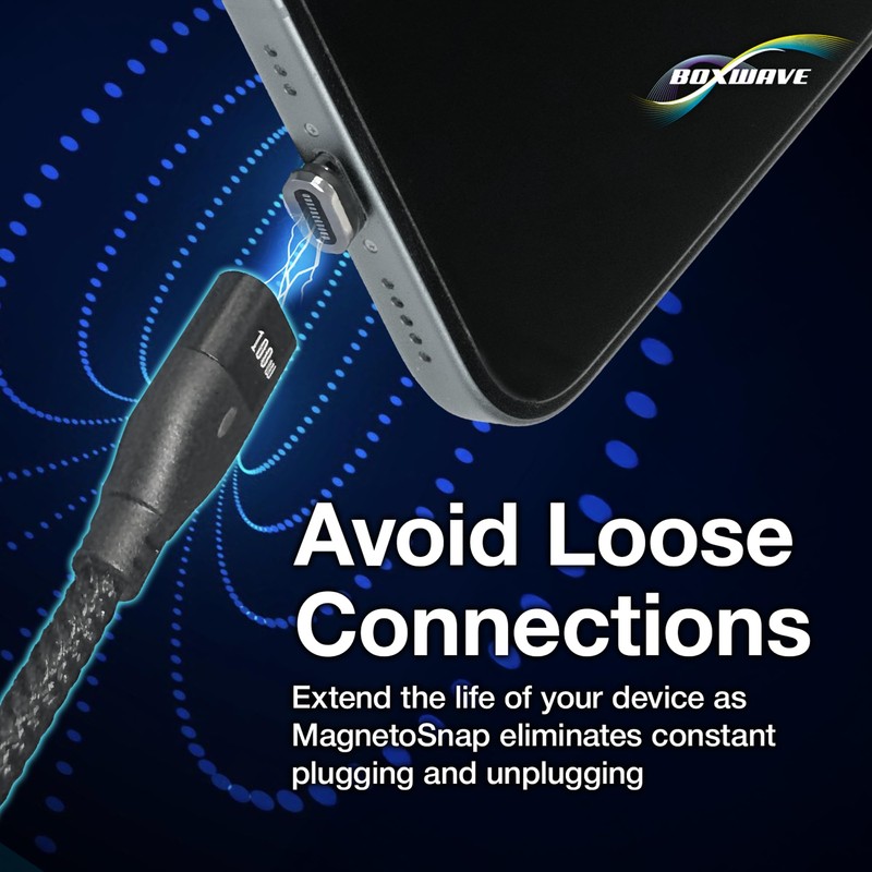 BoxWave Cable Compatible with Seek Thermal Reveal FirePRO - MagnetoSnap