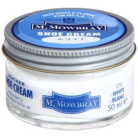 M.MOWBRAY 20241 Shoe Cream Jar - white -
