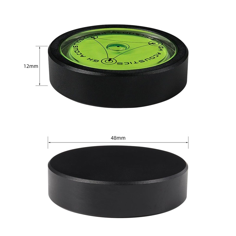 Aluminum Alloy LP Disc Stabilizer Turntable Balanced Bubble Spirit Level