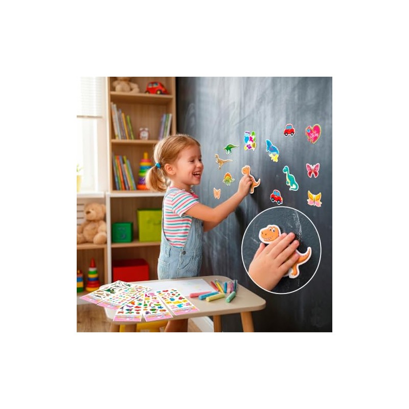 35 Hojas Pegatinas para Niños, Calcamonias para niños y niñas
