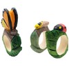 your castle Napkin Rings, Hand Carved, Animal Design - Ladybird,