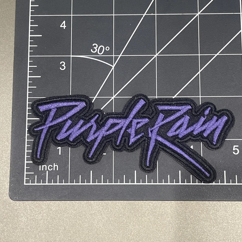 Purple Rain Prince Patch 80’s Patch Embroidered Logo Iron On