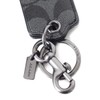 Coach Key Chain COACH Coated Canvas Leather Signature Key Ring