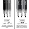 SFAIH Acrylic Black Paint Pens - 8 Pack 2-3MM Medium