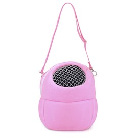 Litewoo Sugar Glider Carrier Portable Travel Bag, Warm Pouch and Breathable Outdoor Portable Tote Bag for Guinea Pig Hedgehog Chinchilla Sugar Glider Hamster Squirrel Small Animal (Pink)