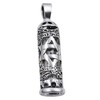 aJudaica Sterling Silver Mezuzah Pendant with Star of David