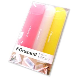 Orusand Folding Case for Making Sandwiches with a Single Piece of Bread (3, Fruits Color)