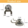 Zindoo Shower Squeegee Special Suction Hook for Wall Hanging No