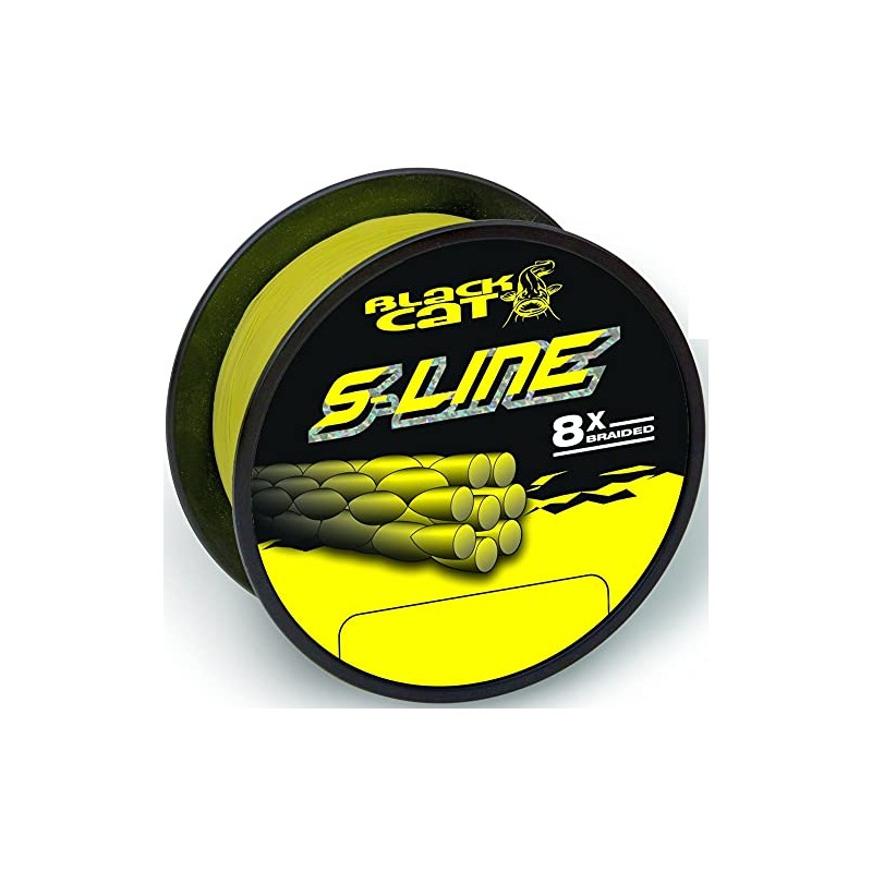 Blackcat Yellow Black Cat S-Line Diameter 0.42 mm 250 m