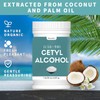 Hznxolrc 16 oz Cetyl Alcohol for Making Lotions, Premium Cetyl