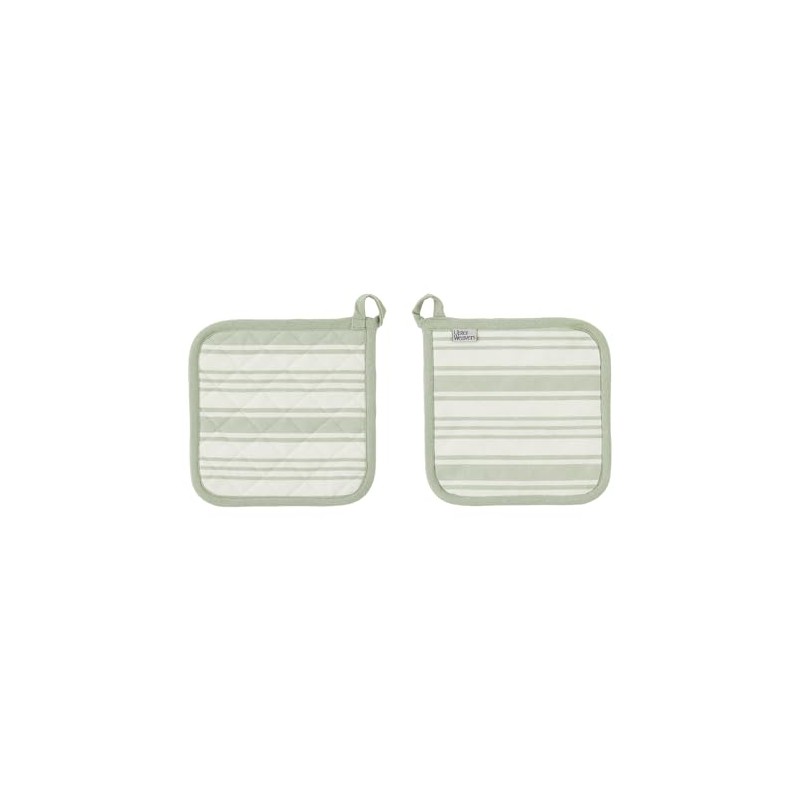 Ulster Weavers - Sage Gingham Pot Mat/Pot Holder (21 x