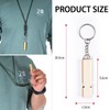 SULIUDAJI Pack of 2 Whistle, Signal Whistle, Loud Emergency, Metal
