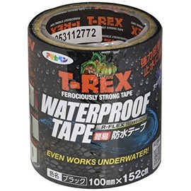 T-REX Waterproof Tape, 3.9 inches (100 mm) x 60 inches (152 cm), Black