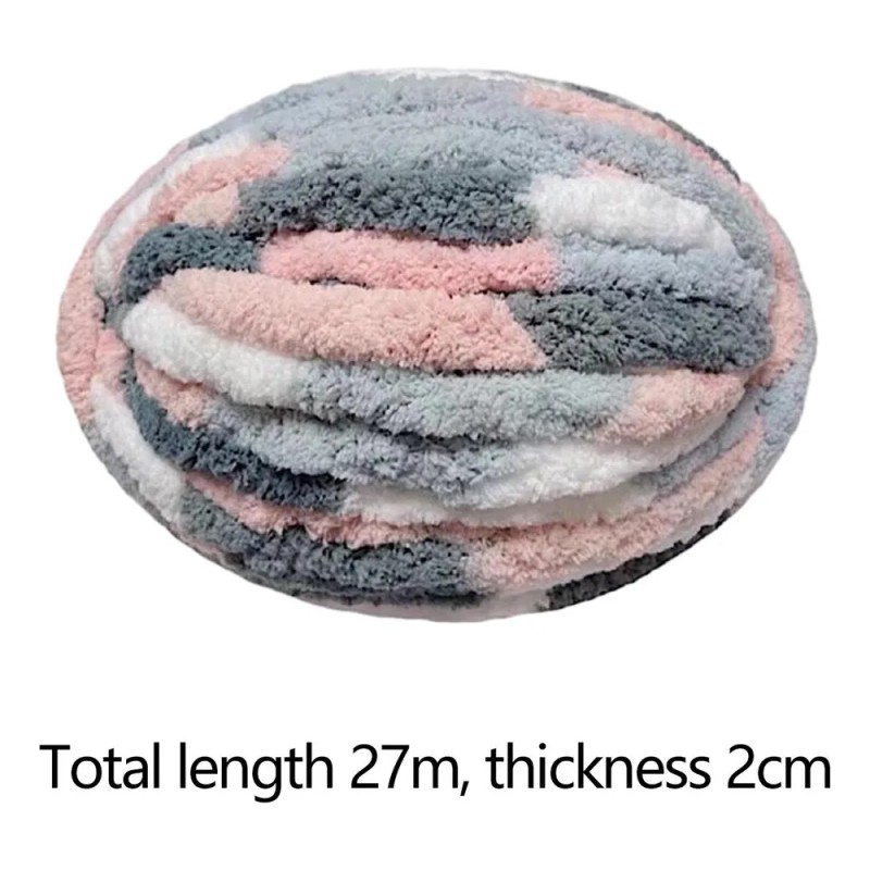 Hilados Gruesos Y Gruesos Que Rellenan Los Hilados Rosa Gris