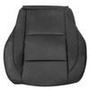 NLQR Front Driver Bottom Replacement Seat Cover Black Microfiber Leather