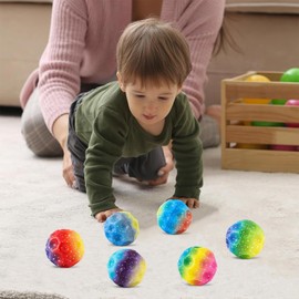 Pack of 6 Moon Ball, Astro Jump Ball, Space Moon Ball, Mini Jump Ball, Super High Bouncing Lightweight Jumping Ball, Space Ball, Interactive Toy for Stress Relief, Toy for Kids Party Gift