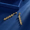 SEIHOP DNA Double Helix Chemistry Science Molecule Biology Earrings 18K