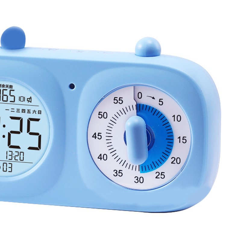 Dual Screen Visual Timer Multi Function Timing Countdown Clock Electronic