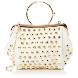 FELIPA Women's Handbag Clutch Bag, White