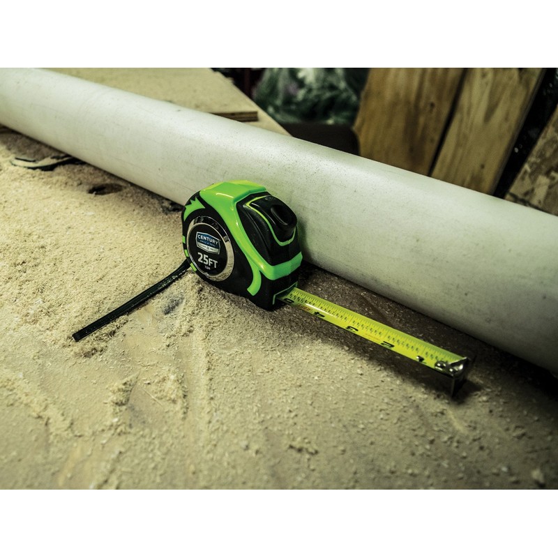 Century Drill & Tool 72822 High Visibility Tape Measure, 25-Foot