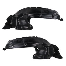 TRQ Front Inner Fender Liner Set Compatible with 2001-2004 Toyota Sequoia 2004-2006 Tundra TO1248127 TO1249127