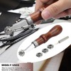 Tracing Wheel,Sewing Wheel Marker with Handle Tracing Fabric Craft Sewing