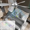 Ceiling Fans with Lights, 33 Inch Low Profile Ceiling Fan
