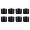 PATIKIL 2-1/4" ID Round Rubber End Caps, 8 Pcs Rubber