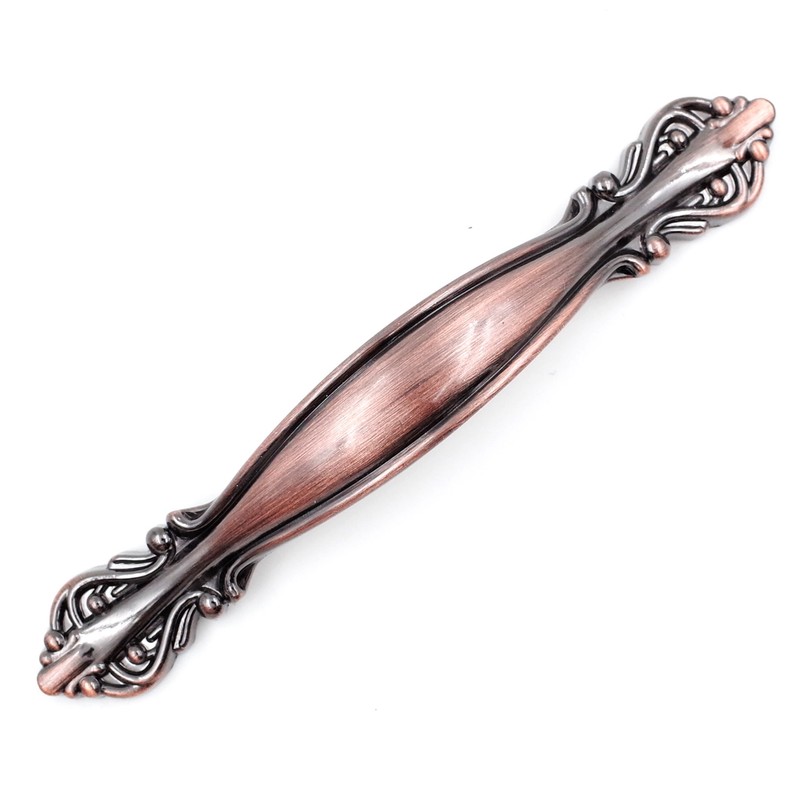 Jetland Cabinet Hardware Handle Pull - 10-Pack, Copper Red, 2-1/2"