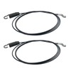 Eamonhigh 2Pcs 47.5'' 746-04230 Auger Control Cable Replacement for Troy-Bilt