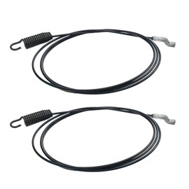 Eamonhigh 2Pcs 47.5'' 746-04230 Auger Control Cable Replacement for Troy-Bilt Snow Blower, 946-04230B Auger Clutch Cable Replacement for MTD Snow Thrower 946-04230A 946-04230