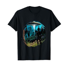Cryptid Monsters Aliens UFO Bigfoot Outfit Loch Ness Costume T-Shirt
