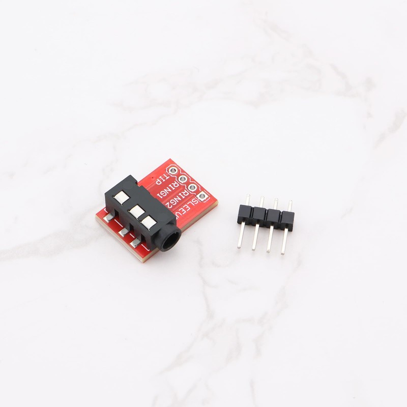 SING F LTD 6Pcs 3.5mm Audio Jack Breakout Board TRRS